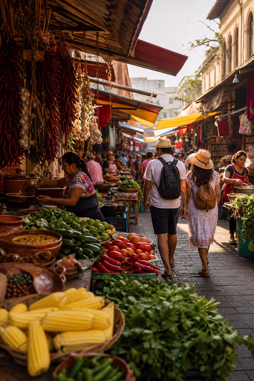 Mercado mexicano como atracción local